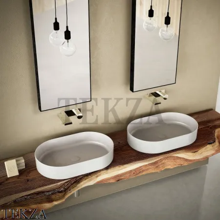 Cielo SHUI Comfort Раковина накладная, овал, без перелива SHCOLAO60 Bia, белый глянец