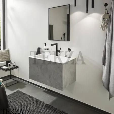 Hansgrohe FINORIS Смеситель для раковины 230 с душем, с донным клапаном Push-Open 76063700, белый матовый