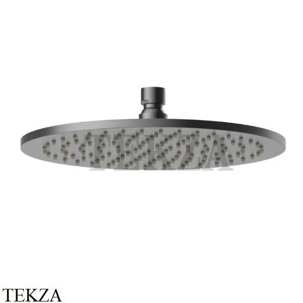 Newform Верхняя круглая лейка D250, без кронштейна 27747.59.064, PVD Brushed gun metal