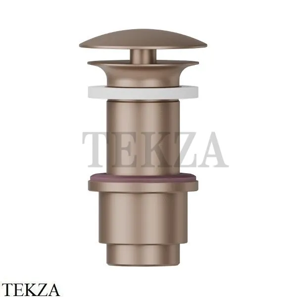 Newform Донный клапан для раковины 65-85 со свободным сливом 229.M0.072, Copper satin