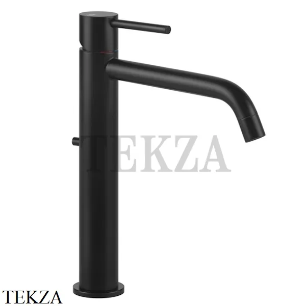 Gessi Emporio Via Tortona Смеситель для раковины высокий, с донным клапаном 18605-299, Black XL