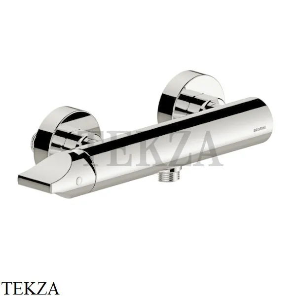 Bossini  APICE Термостат для душа наружный монтаж Z005143.094, никель Brushed