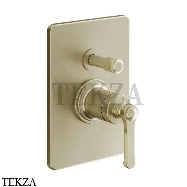 Gessi VENTI20 Смеситель для душа, 2 поток, внешняя часть 65079-727, Brushed Brass