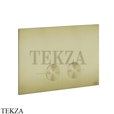Gessi Total look Клавиша смыва для инсталляции Geberit Sigma 8 и Sigma 12, 54611-727, Brushed Brass