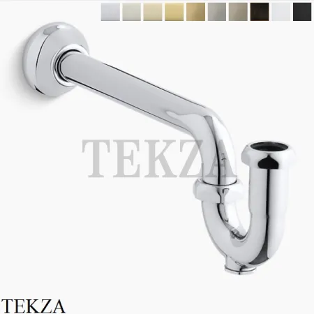Kohler Сифон трубчатый для раковины и биде K-9018-CP, хром глянец