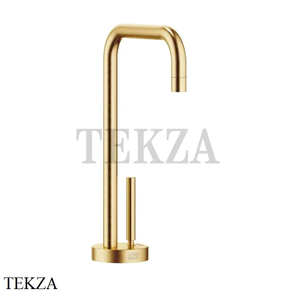 Dornbracht Meta square HOT & COLD Питьевой кран 17861625-28, латунь сатин Brushed (23kt Gold)