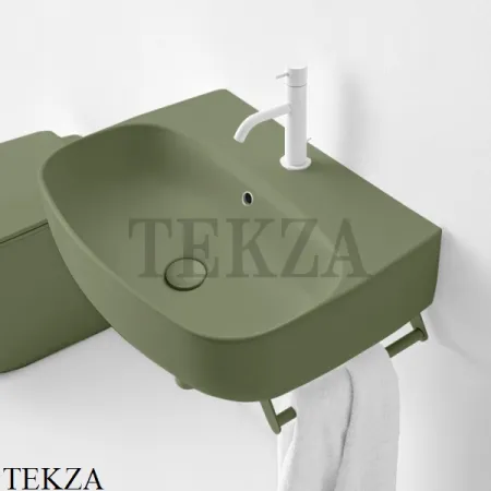 Kerasan Nolita Раковина чаша подвесная-накладная 534111, Verde muschio