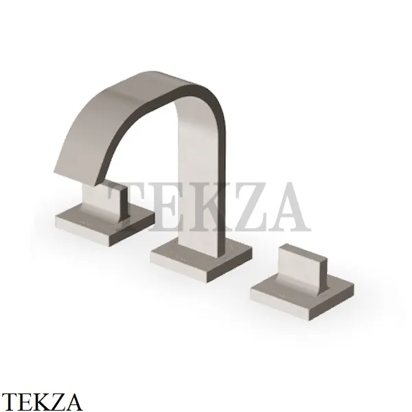 Zucchetti Aguablu Смеситель для биде с донным клапаном ZA5649.C3, brushed nickel