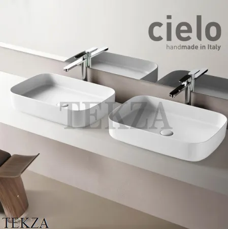 Cielo SHUI Comfort Раковина накладная 60, без перелива SHCOLAR60 Bia, белый глянцевый