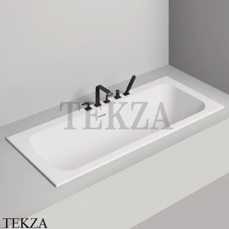 SALINI ORLANDA Axis KIT Ванна встраиваемая S-Sense, щелевой слив 103311G, белый глянцевый