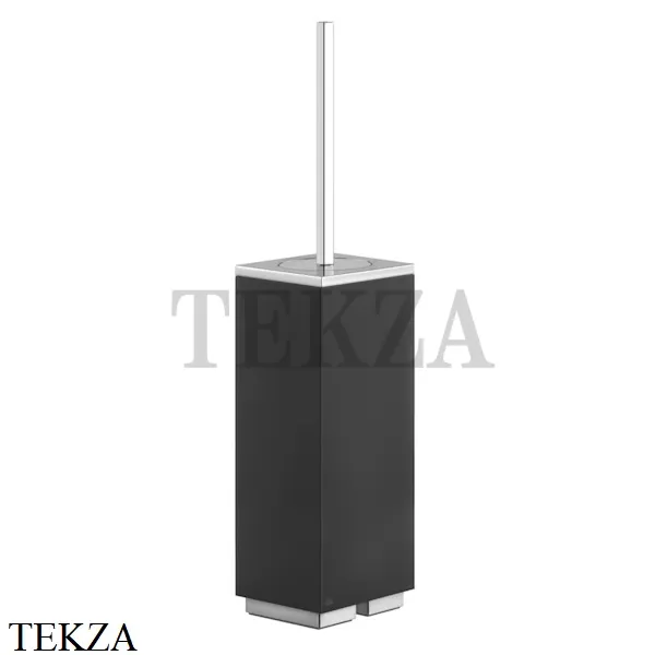 Gessi Rettangolo Ёршик напольный, композит черный 20844-031, хром глянец
