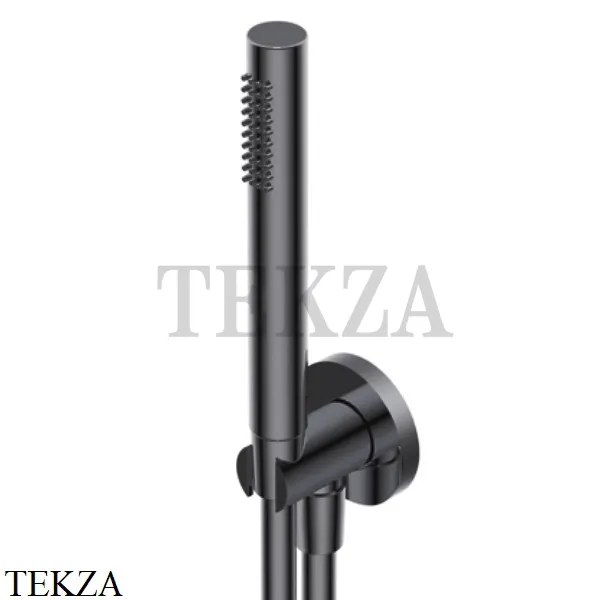Ritmonio SHOWER Душевой гарнитур с держателем 72J021 F31, Frosted Black Chrome