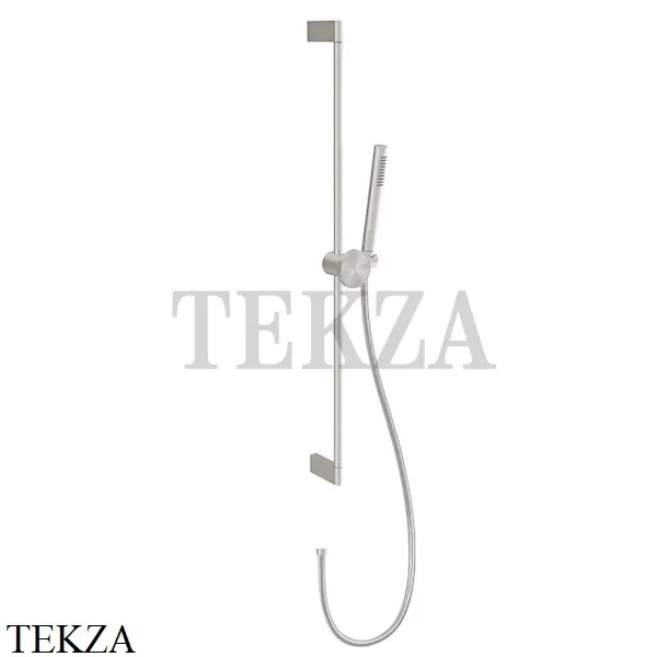 Gessi Origini NEUTRAL Штанга с лейкой, шланг 1,50 м 66145-149, Finox Brushed Nickel