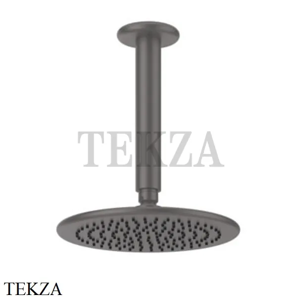 Gessi Goccia Верхний душ 21,6 с потолочным кронштейном 33762-126, Black Metal Brushed