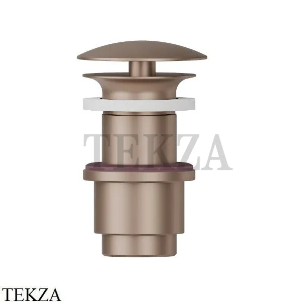 Newform Донный клапан для раковины 40-60 со свободным сливом 228.M0.072, Copper satin