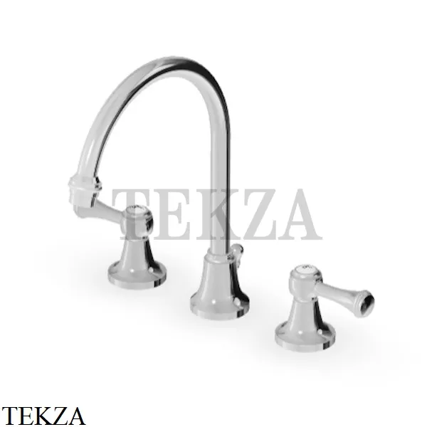 Zucchetti Agora Classic Смеситель для раковины с донным клапаном ZAL406, хром глянец