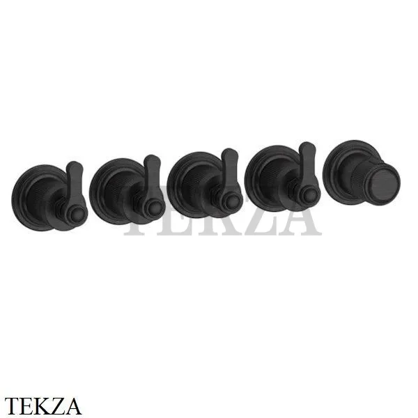 Gessi VENTI20 Термостат для душа, 4 потока, внешняя часть 65338-187, Aged Bronze