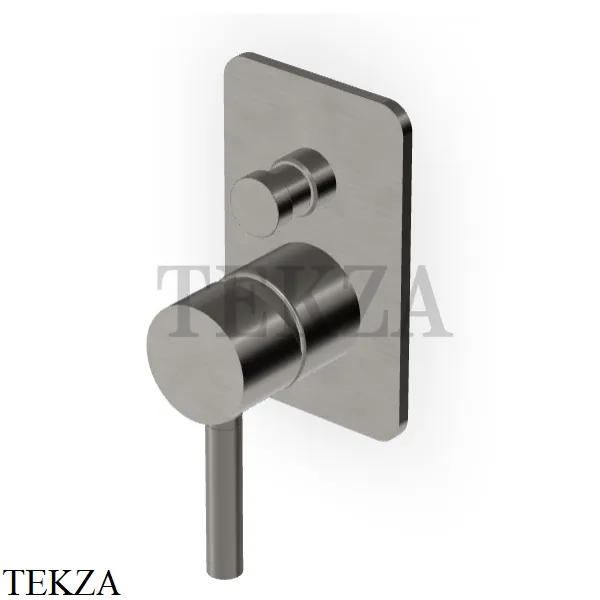 Zucchetti Pan Смеситель для душа, внешняя часть ZP6121.C51, brushed metal black