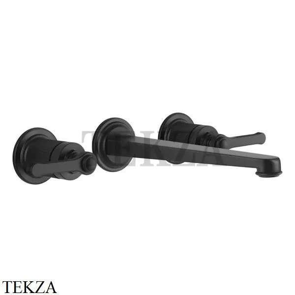 Gessi VENTI20 Смеситель для раковины на 3 отв. длинный, внешняя часть 65090-299, Black XL