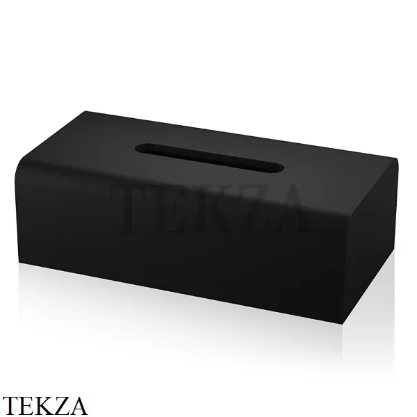 Decor Walther Stone Black KB Настольный или настенный диспенсер для салфеток 0971960, черный матовый