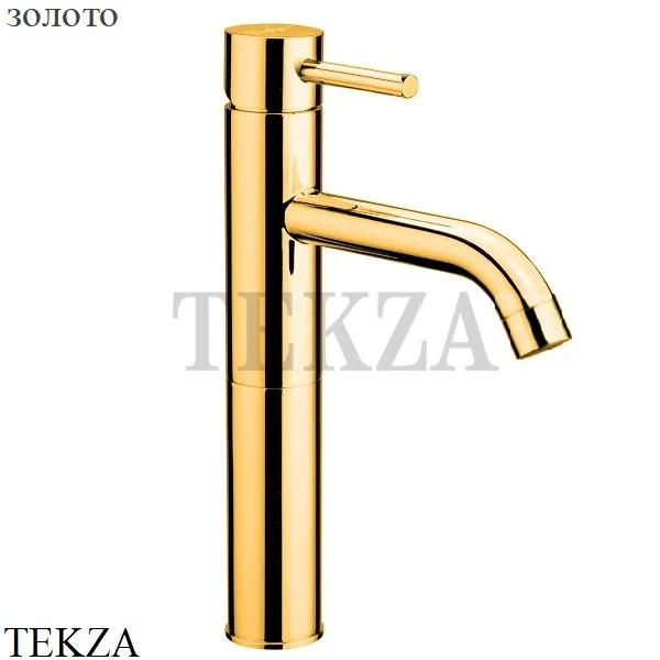 Nicolazzi Olympus Смеситель для раковины высокий, без гарнитура 3772GO, золото глянец Gold 24k