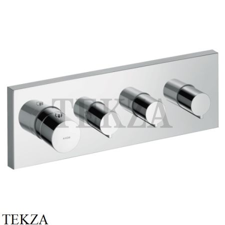 Axor ShowerCollection Модуль термостата, 3 потока, внешняя часть 10751000, хром глянец