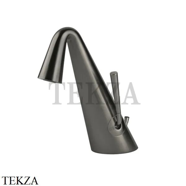 Gessi CONO Смеситель для раковины, с донным клапаном 45002-707, Black Metal Brushed (снято с производства)