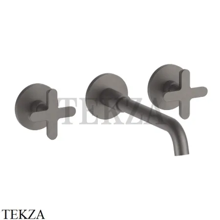 Fantini Icona Classic Смеситель для раковины 20 см, внешняя часть 53P5R013B, Matt Gun Metal PVD