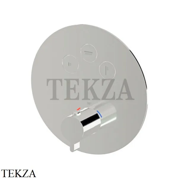 Newform XT Термостат для душа с кнопкой Select на 3 потока 70404E.M0.070, Titanium satin