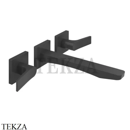 Gessi RILIEVO Смеситель для раковины на 3 отверстия, внешняя часть 59090-299, черный матовый