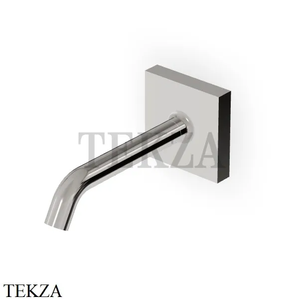 Zucchetti Pan Излив для ванны настенный 16 см Z93731.C8, nickel глянец