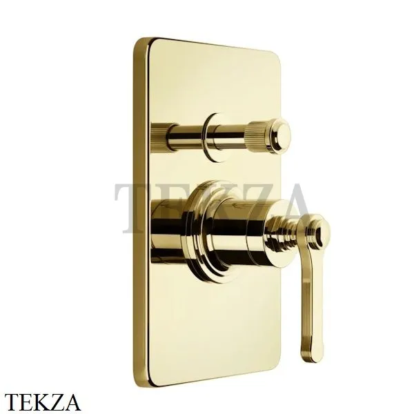 Gessi VENTI20 Смеситель для душа, 2 поток, внешняя часть 65079-246, Gold PVD