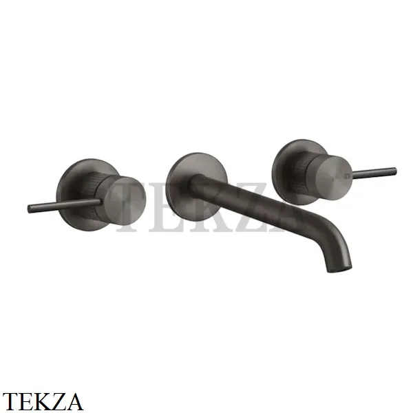 Gessi 316 MECCANICA Смеситель для раковины 18-20, внешняя часть 54294-707, Black Metal Brushed