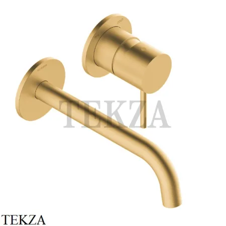 Bossini Teo Смеситель для раковины 185, внешняя часть Z00730.043, Золото Satined