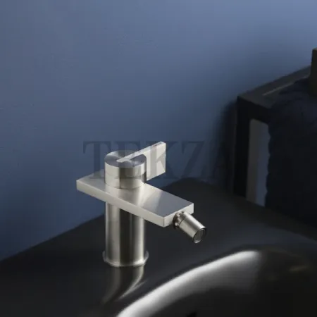 Ritmonio Dot316 Смеситель для биде, без донного клапана PR50BA201 INOX, Brushed steel