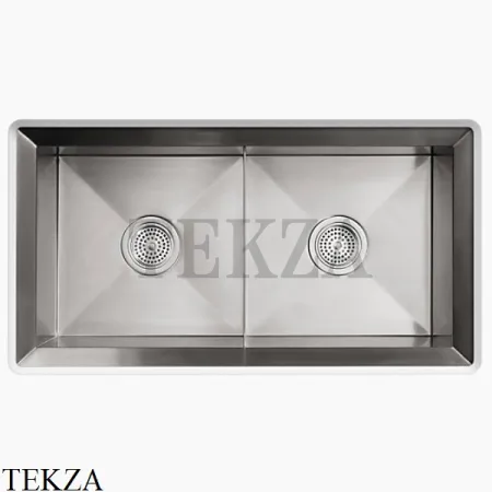Kohler Poise Мойка для кухни с двумя чашами K-3388-NA, нержавеющая сталь