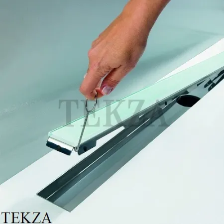 TECEdrainline Стеклянная панель 90 см 600990, стекло зеленое