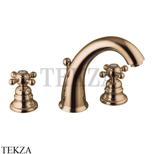FIMA Carlo Frattini ELIZABETH Смеситель для раковины, с донным клапаном F5101BR, бронза classic