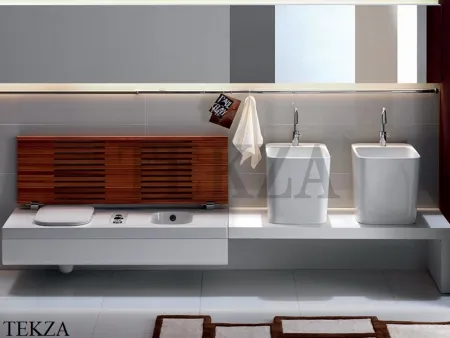 Hatria G-FULL Раковина накладная, 1 отверстие под смеситель YXG801, белый глянец