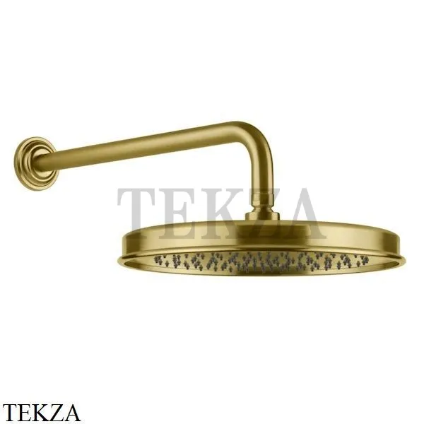 Gessi VENTI20 Верхний душ 300 с настенным креплением 65149-716, Gold Br. PVD