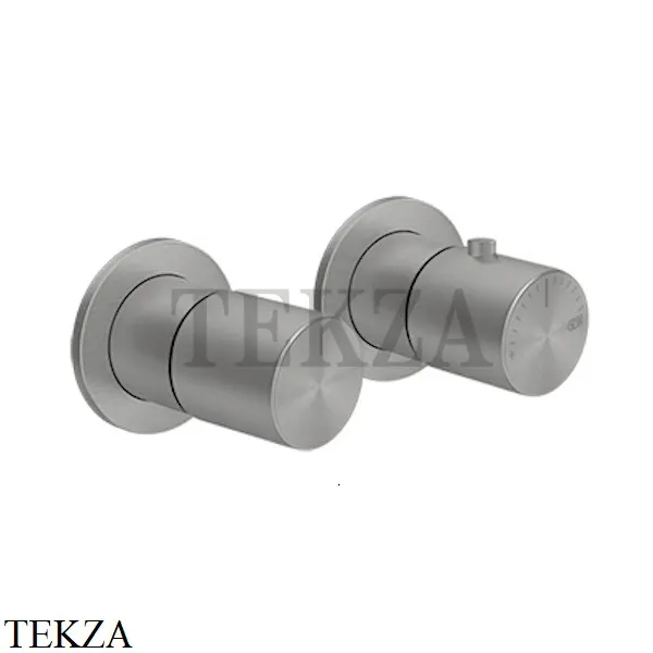 Gessi Habito UNITO Термостат для душа на 1 поток, внешняя часть 70032-149, Finox Brushed Nickel