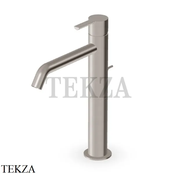 Zucchetti Gill Смеситель для раковины высокий, с донным клапаном ZGL706.C3, brushed nickel
