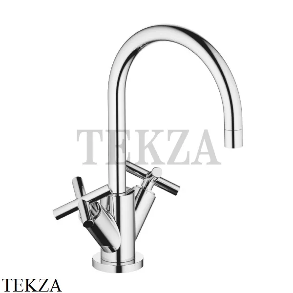 Dornbracht TARA Смеситель для умывальника низкий, с донным клапаном 22513892-00, хром глянец