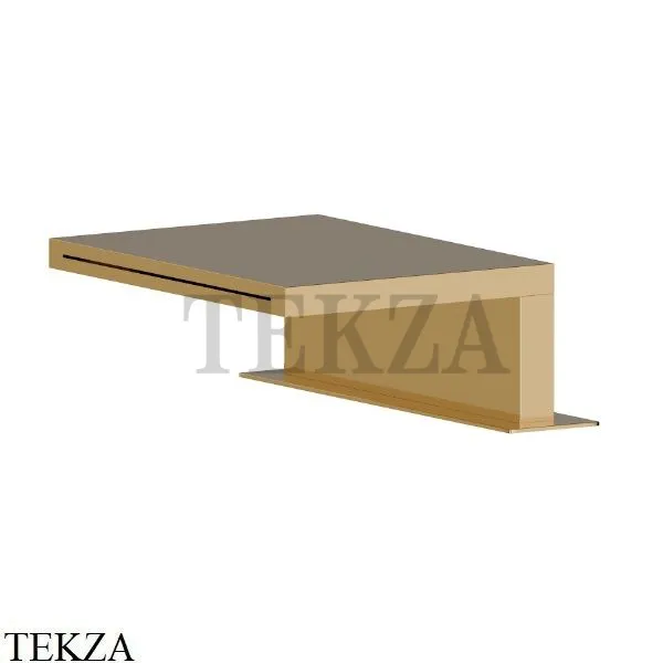 Newform Cascate Излив на борт ванны каскадный 208.61.020, PVD Glossy gold