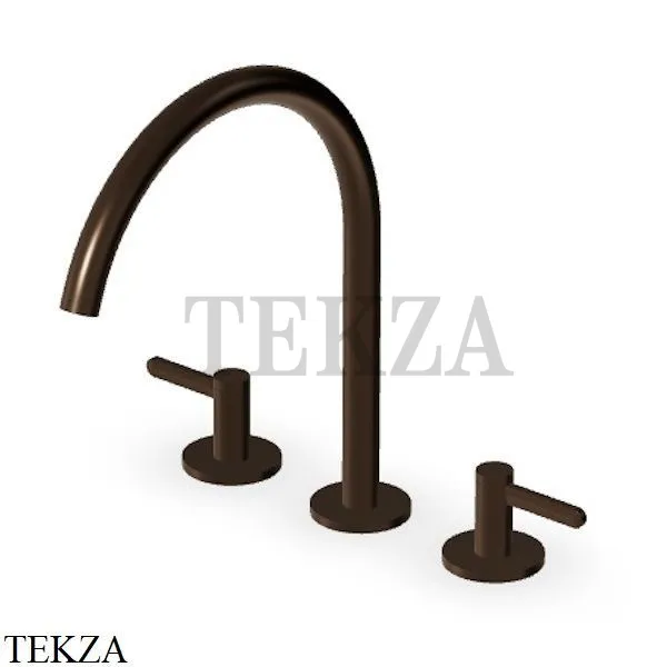 Zucchetti Isy22 Смеситель для раковины высокий, без гарнитура ZIS3341.P21, brushed chocolate PVD