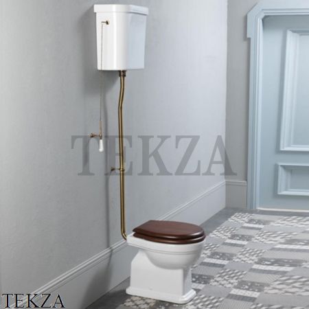GSI CLASSIC Сиденье для унитаза с плавным опусканием soft-close, орех