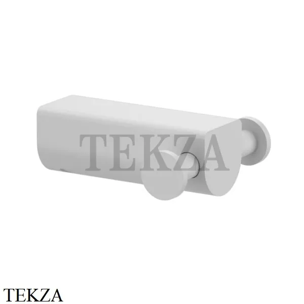 Gessi RILIEVO Крючок двойной для халата и полотенец 59522-279, белый матовый