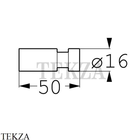 Emco System2 Крючок для халата и полотенец 3575 001 01, хром глянец