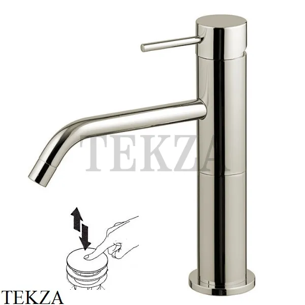 FIMA Carlo Frattini Spillo UP Смеситель для раковины высокий, с гарнитуром F3031LSN, Brushed nickel