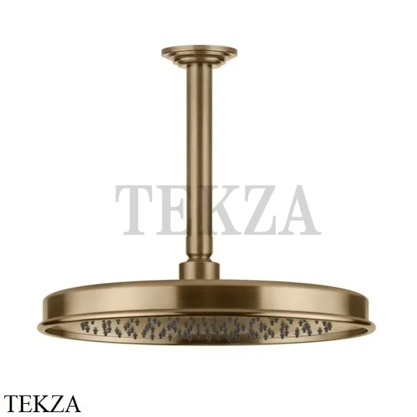 Gessi VENTI20 Верхний душ 300 с потолочным креплением 65153-726, Warm Bronze Br